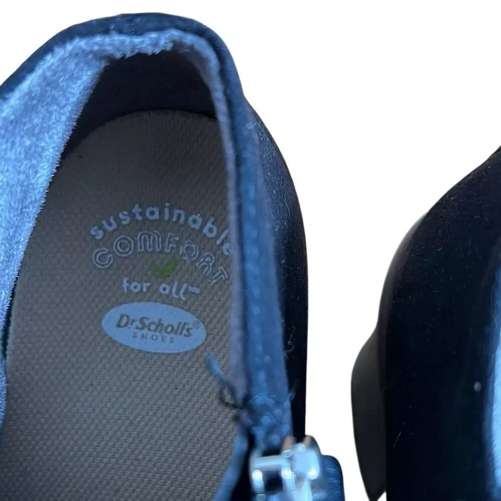 Dr Scholls‎ Sustainable Comfort Faux Leather Roxanne Ankle Booties Black Size 9M